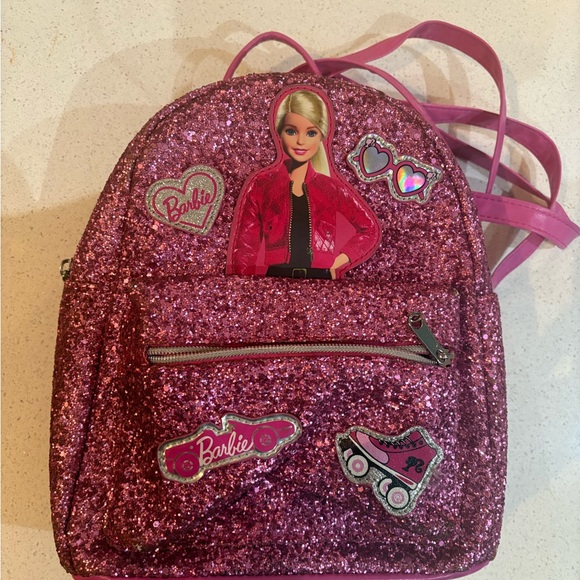 Barbie Glittery Pink mini Backpack - Picture 2 of 7